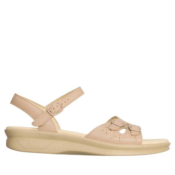 NEW SAS women\'s duo strap sandal in natural
